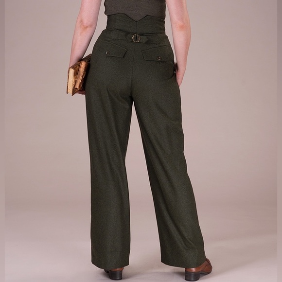Emmy of Sweden NWT "Good Old Grandpa Pants" in black twill! - Picture 6 of 6